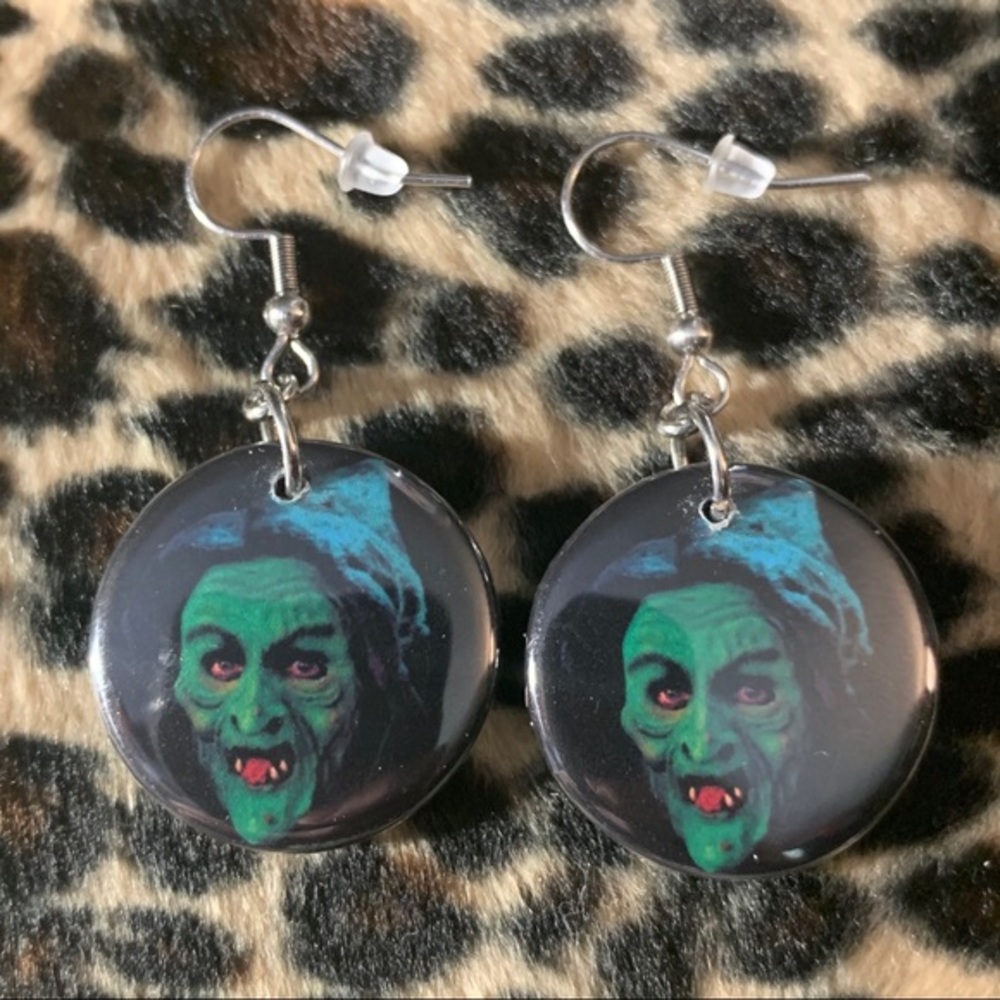 Don Post Witch Mask Earrings